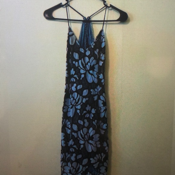 Floral Halter Dress - Picture 1 of 3